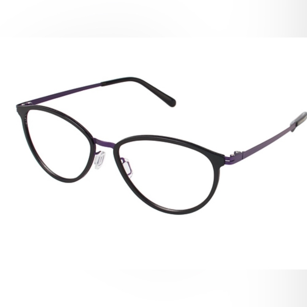 Modo 4048 Titanium Black & Purple Eyeglasses Japan